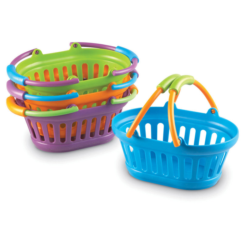 Ensemble de 4 paniers de rangement pour enfants