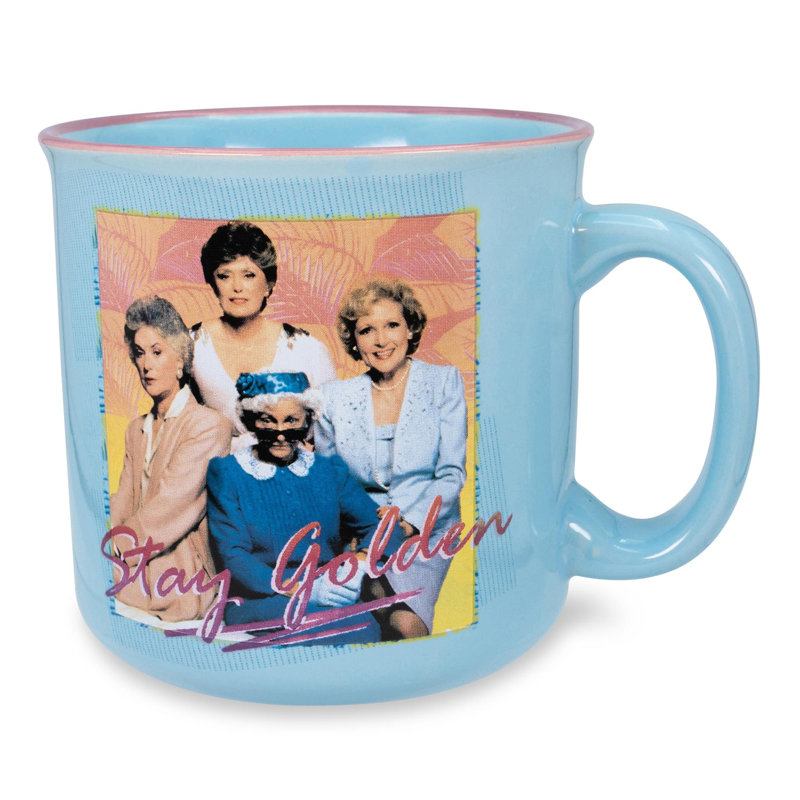 Tasse en céramique «Stay Golden» The Golden Girls | Peut contenir 20 onces