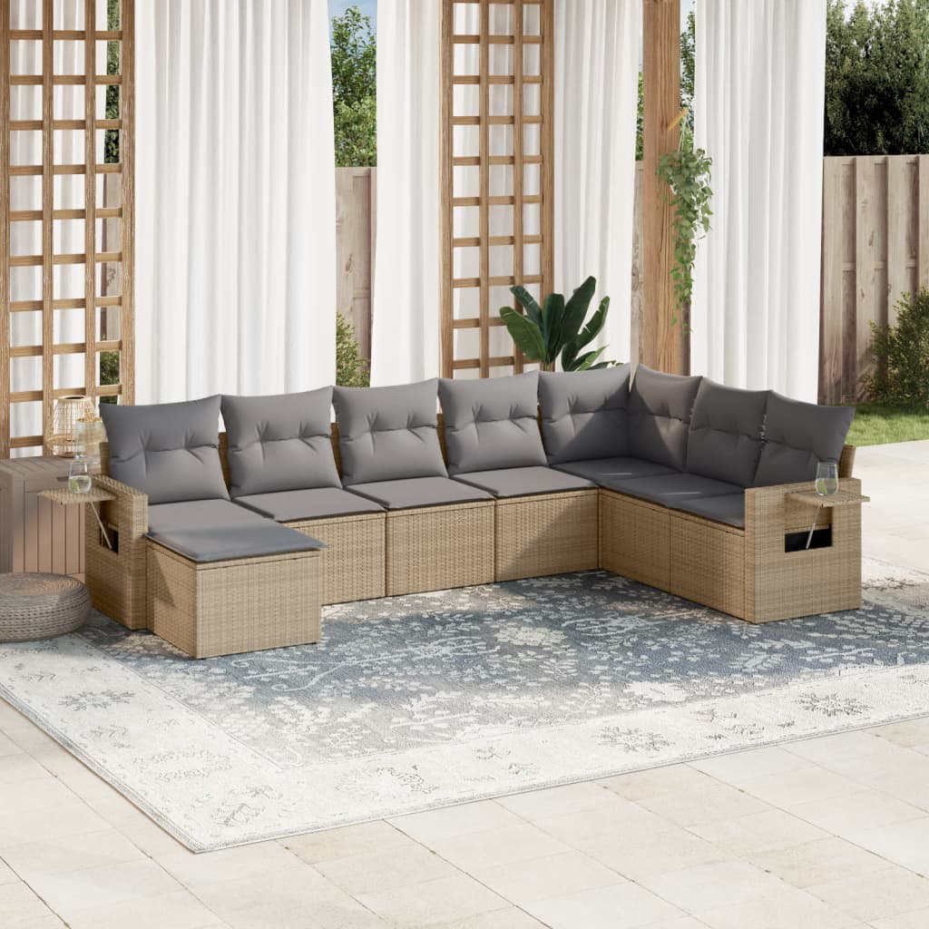 Gartensofa mit Kissen