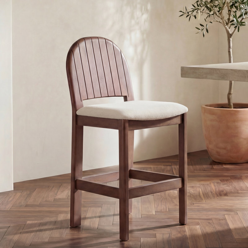 Emil Counter Stool Cream, White