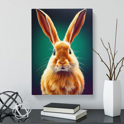 Tishomingo Rabbit Portrait Vol.4 - Wrapped Canvas
