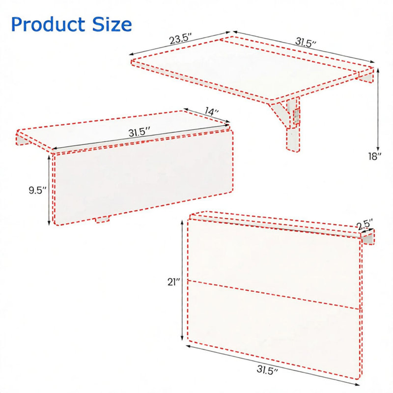 Foldable Floating Desk