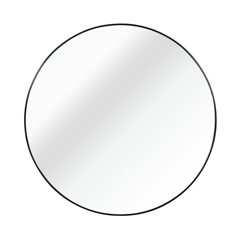 Miroir de salle de bain 32 po, Noir