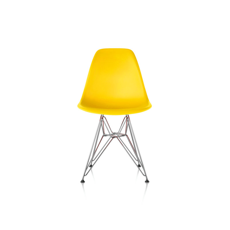 Chaise en plastique Alaska, Jaune