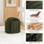Repose-pieds pour salon, chambre à coucher | Vert sauge | Chenille-1000004929