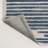 Baumgardner Modern Berber Stripe Cream/Navy Rug-719458679