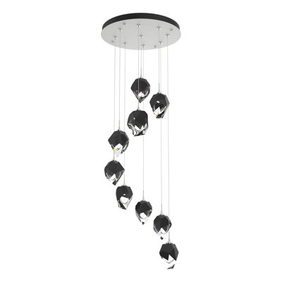 Luminaire suspendu géométrique à 9 lumières Chrysalis