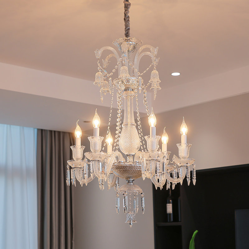 Chandelier, 6, 90cmH x 60cmW x 60cmD