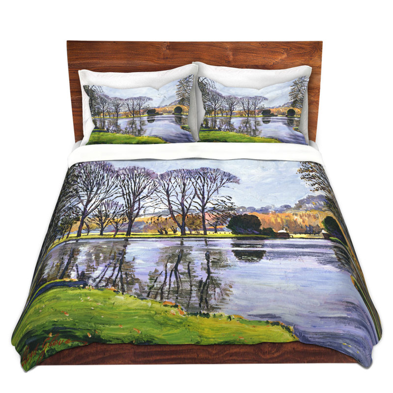 Housses de couette en microfibre  David Lloyd Glover Winter Lakeshore, Grand