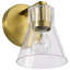 Meuble-lavabo 1 lumière Spruill - verre transparent-2078592902