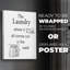 «Comes Out In The Wash» - Impression sur toile seulement - NON CADRE-1833978663