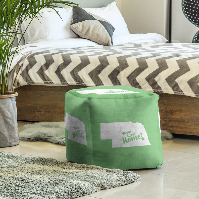 Repose-pieds à cubes lincoln the home, Vert