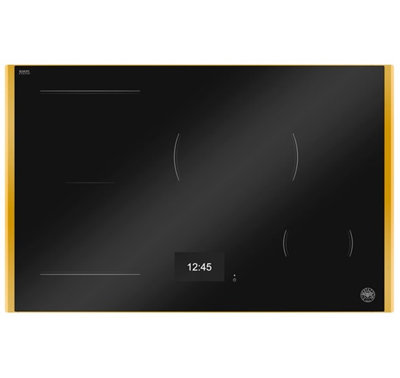 30 In Induction Cooktop 4 Heating Zones-TFT Display-Bertazzoni Assistant-Black