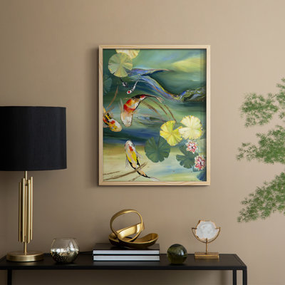 «A Moment In Time», reproduction encadrée - bois massif