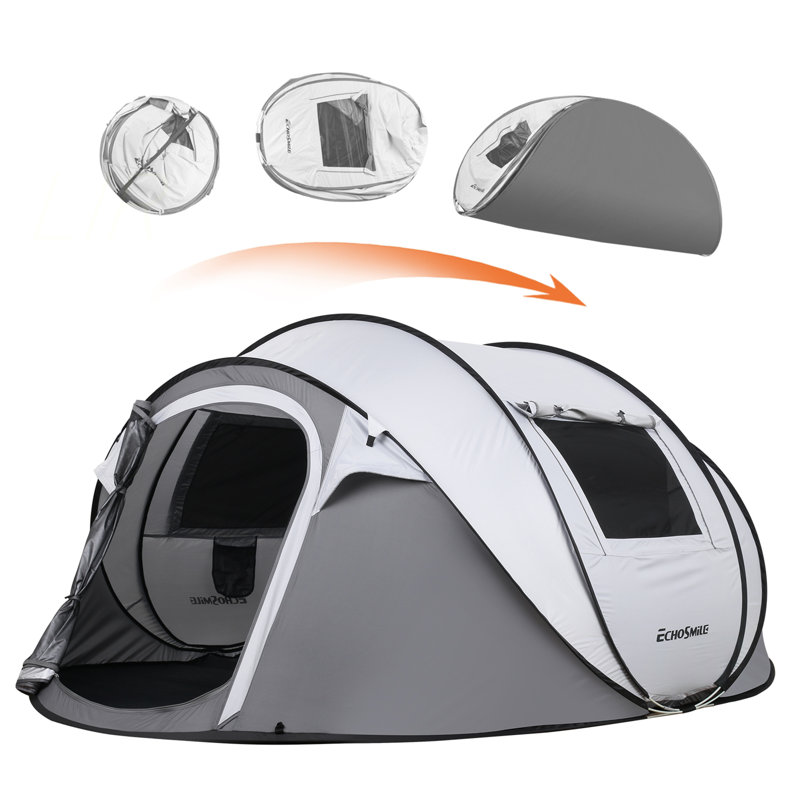 Tente de bateau escamotable pour 4-6 personnes, H 47,27 po x l 78,76 po x P 47,26 po