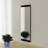 Elegant Wall Mirror, Black, 15.7 x 47.2 x 0.9 inches | 100% MDF Frame, Ecological Flotal-E Glass | Modern Design, Perfect for Entryway, Living Room, or Bedroom | Easy Wall Mounting, Sleek and Stylish Decor-838679873