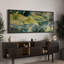 «Blueish Green Tropical Leaves», art mural, impression numérique sur toile, art numérique-111653533-111653532
