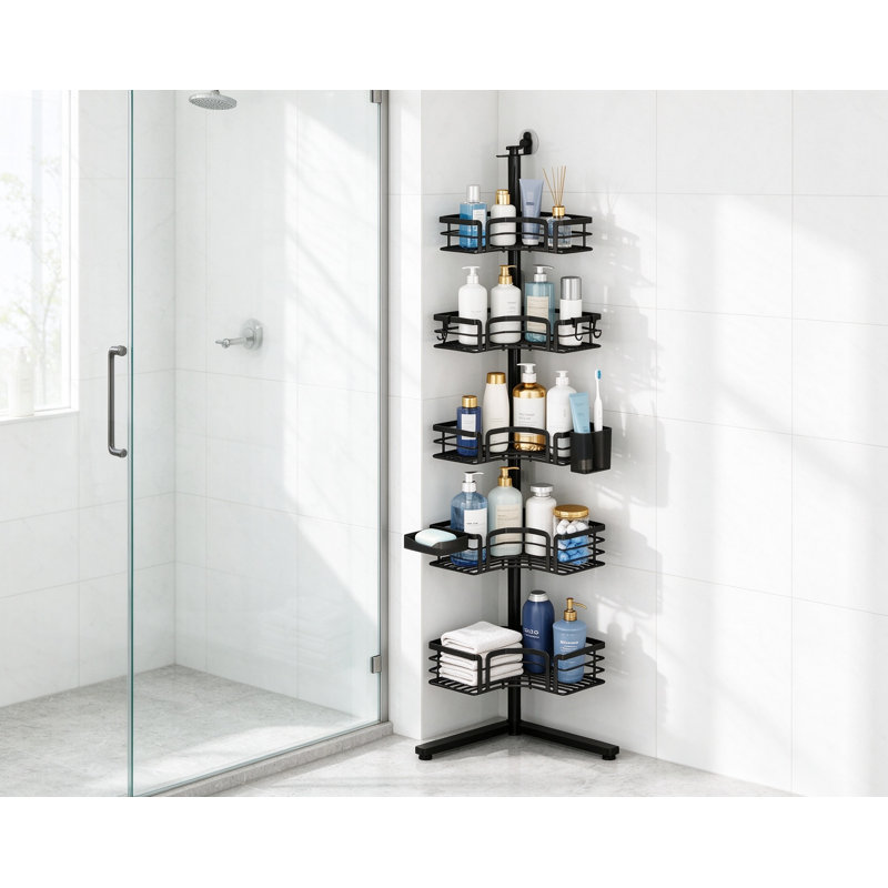 Freestanding Stainless Steel Shower Caddy
