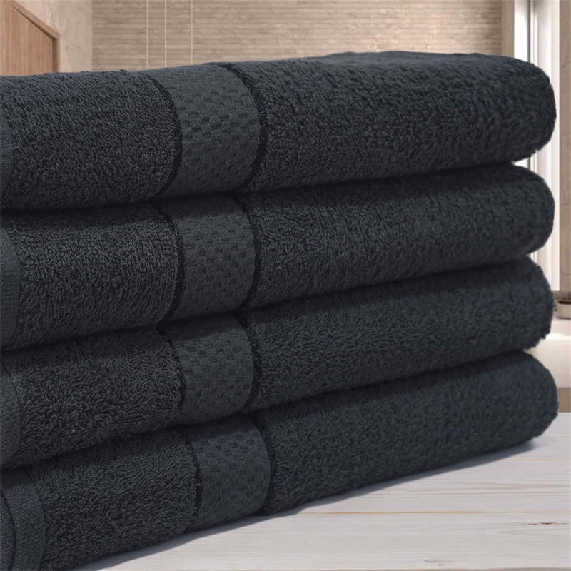 100% Cotton Bath Sheet, Black