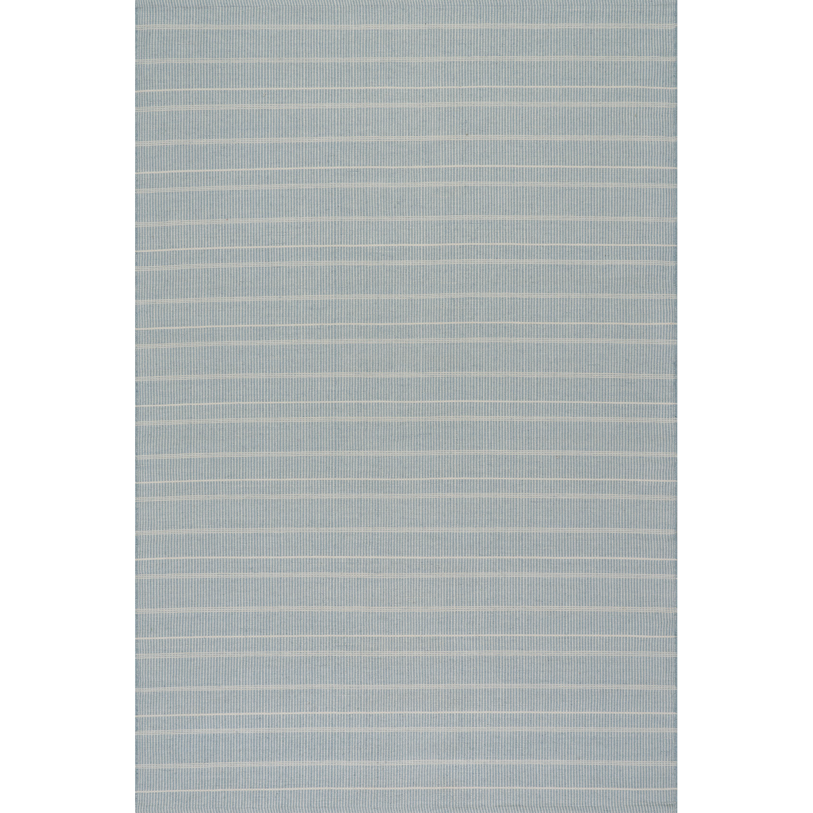 Handwoven Striped Indoor Outdoor Rug, Blue, Rectangle 2' x 3'