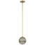 Kelly Wearstler Melange 7" Pendant in Antique-Burnished Brass with Alabaster-1072302565