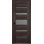 Porte battante intérieure simple en bois manufacturé et en verre givré Avon 07-03 DIY-FRIENDLY