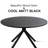 Charlina 43" Round Black Dining Table