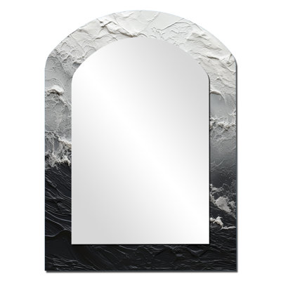 Minimalisme noir et blanc Paint Wave