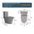 Elongated One Piece Toilet-109542932