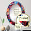 Neptunia - Miroir mural moderne ovale-2120520730
