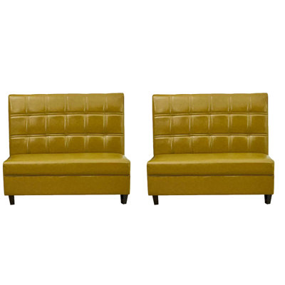 Korianna Faux Leather Upholstered Bench