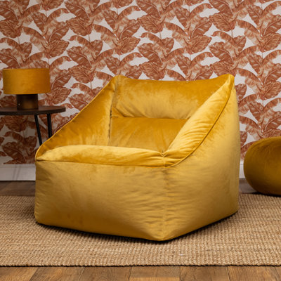 Bean Bag Bazaar Natalia Velvet Armchair Bean Bag