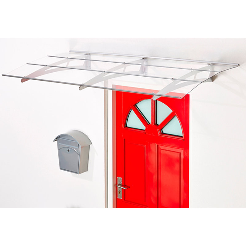 Dakota Fields 1.8cm W x 0.88cm D Plastic Clear Cover Retractable Door / Window Awning