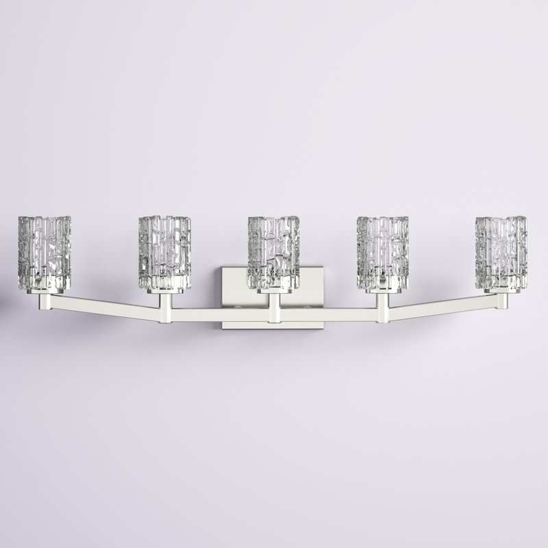 Samson 5 - Light Dimmable Vanity Light, Brushed Nickel