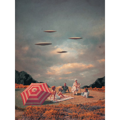 Pretend They Never Came by Frank Moth — Illustration Wall Art