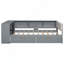 Lit plateforme en bois avec tablettes de rangement, tiroirs, station de charge et tête de lit tapissier-911000358-911000359