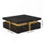 Table basse moderne carrée avec rangement à 4 tiroirs-2035865678