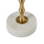 Table d'appoint Sylva de 23 po avec base en marbre