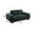 Ferrand Green Chenille Loveseat
