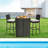 Bhoori Outdoor 30'' Bar Stool with Cushion