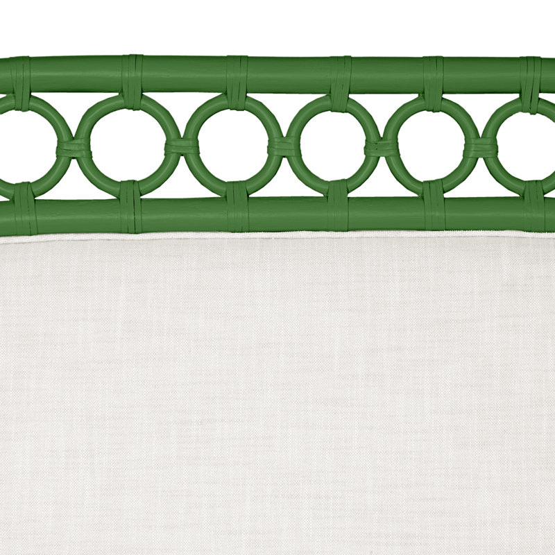 Tête de lit Solana, Lit simple, Vert vif