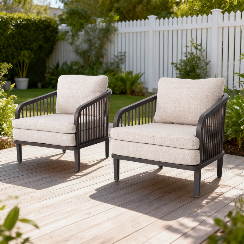 Fauteuils club avec coussins Asheville