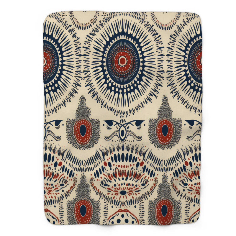 Gipsy Motifs - couverture 1 pièce, Lit simple