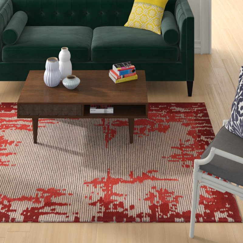 Lavonne Abstract Indoor Rug, Rectangle 7'9" x 9'9"