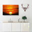 Orange Sunset - Wrapped Canvas-55366904