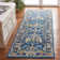 Antiquity Hand-Tufted Dark Blue Area Rug