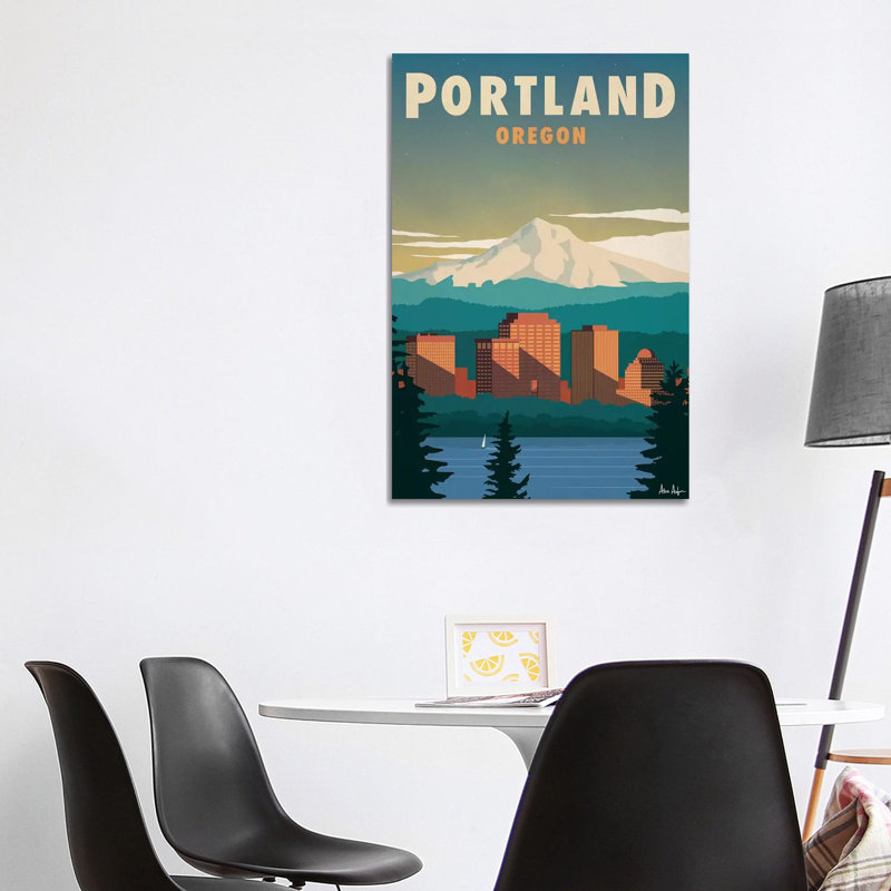 Portland - impression sur toile tendue, H 40 po x l 26 po x P 1,5 po