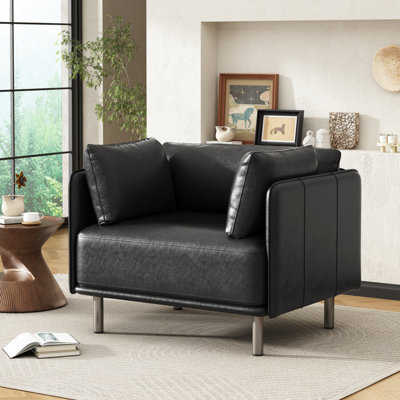 Fauteuil d'appoint avec coussin lombaire