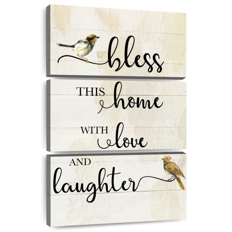 Plaque murale Kema Bless This Home, H 32 po x l 20 po