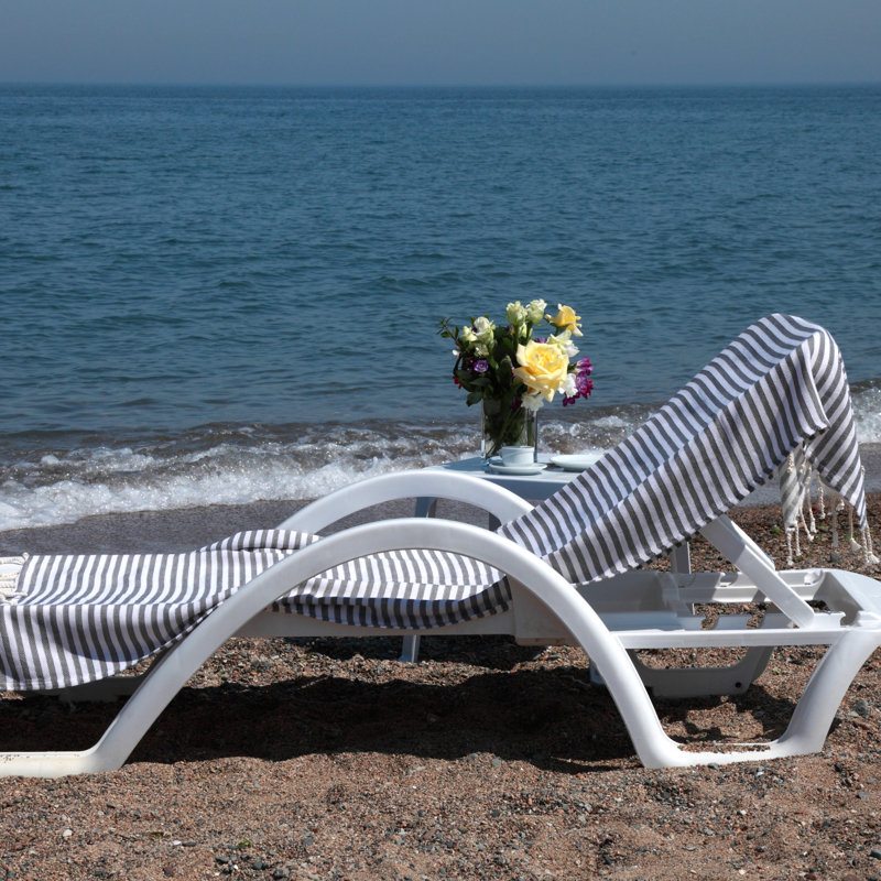  Serviette 100% coton Fun in the Sun Pestemal, Gris graphite